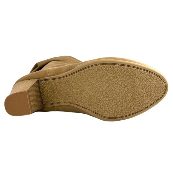 XOXO STRASBURG Women's Heel Western Tall Boots Tan Size 10 - Picture 6 of 6